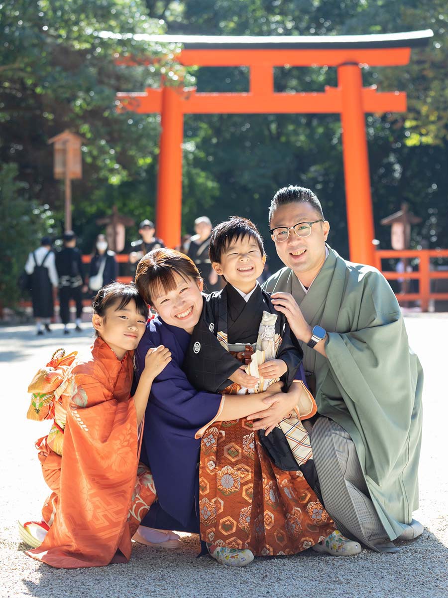 七五三撮影下鴨神社