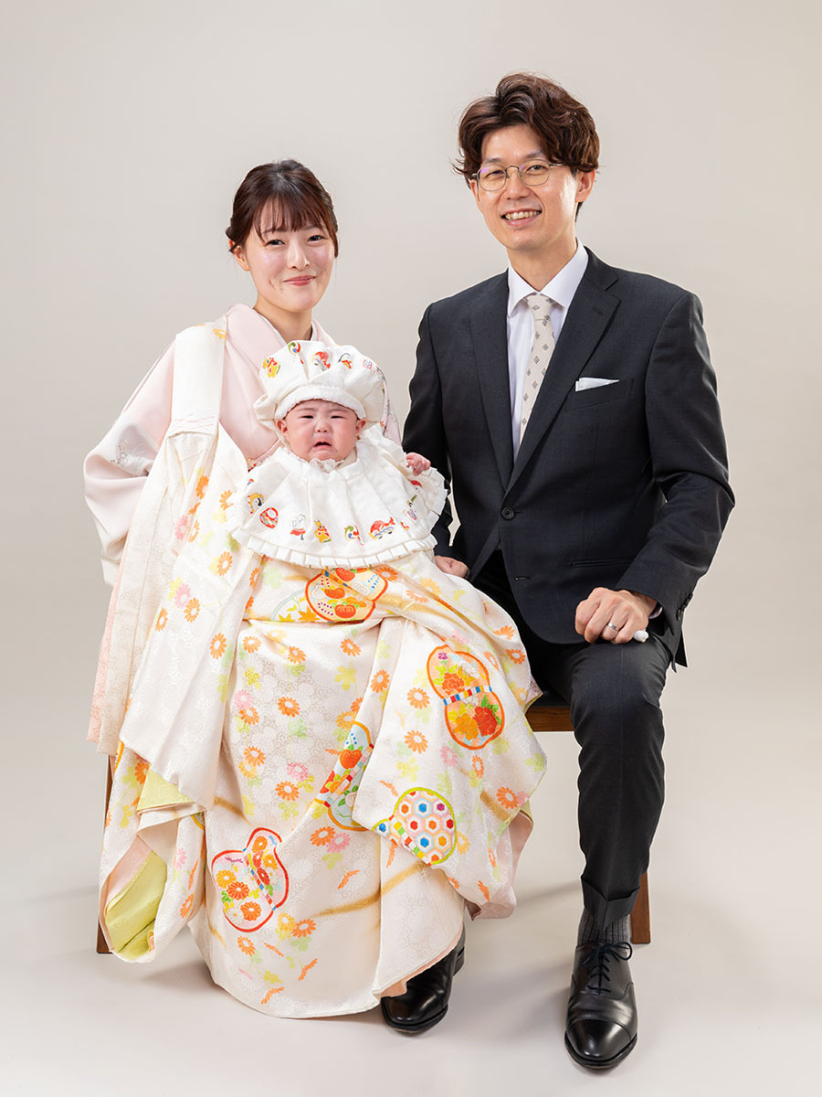 お宮参りスタジオ写真京都北野白梅町